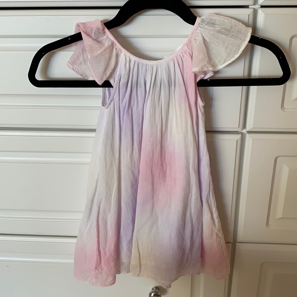 Love shack fancy Girls Tiedye dress